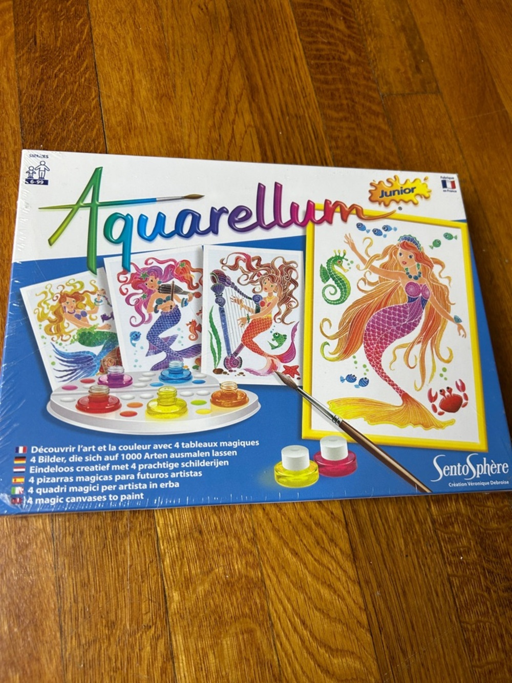 Aquarellum Junior Mermaid Paint Kit by - Multicolor